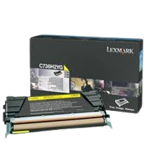 Lexmark C736H2YG Toner C736 HY YEL 10K Original