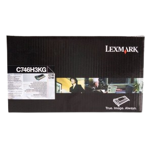 Lexmark C746H3KG Toner CORP BLK 12K Original