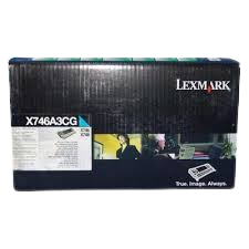 Lexmark X746A3CG Toner CORP CYA 7K Original