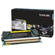 Lexmark X748H2YG Toner X748 HYIELD YEL Original
