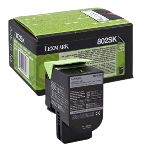Toner Original Lexmark 80C2SK0 802SK SRET BK 2.5K