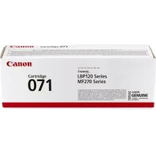 Canon CRG071 Toner LBP122DW MF272/5DW Black Original 1.2K Canon CRG071 Toner LBP122DW MF272/5DW Black Original 1.2K