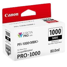 Canon PFI1000MBK INK TANK Matte Black Original