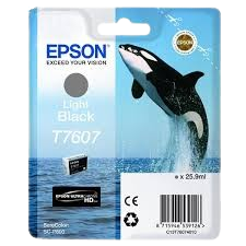 Epson T76074010 INK T7607 LIGHT Black Original Epson T76074010 INK T7607 LIGHT Black Original
