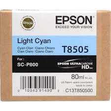 EPSON T850500 INK SP LG CYA ULCR HD 80ML Original EPSON T850500 INK SP LG CYA ULCR HD 80ML Original