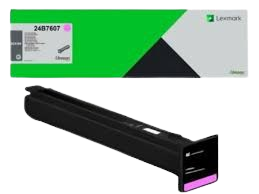 Lexmark 24B7607 Toner XC8355 95X 96X Magenta RTN 12K Original