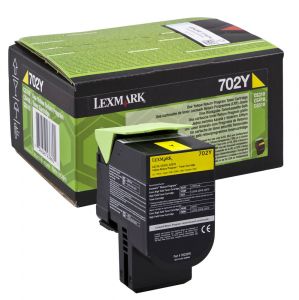 LEXMARK 70C20Y0 TONER 702Y RET YEL 1K ORIGINAL