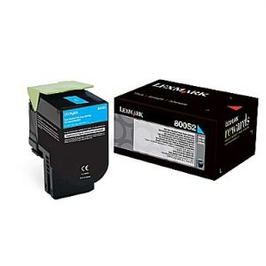 LEXMARK 80C0S20 TONER 800S2 CYA 2K ORIGINAL