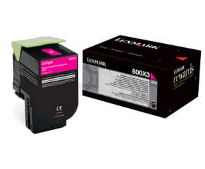 LEXMARK 80C0X30 TONER 800X3 EHIGH MAG 4K ORIGINAL