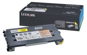 LEXMARK C500H2YG TONER CARTRIDGE YELLOW ORIGINAL