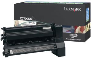 LEXMARK C7700KS TONER BK RETURN PROG 6K ORIGINAL