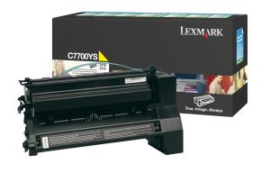 LEXMARK C7700YS TONER YELLOW RET PROG 6K ORIGINAL