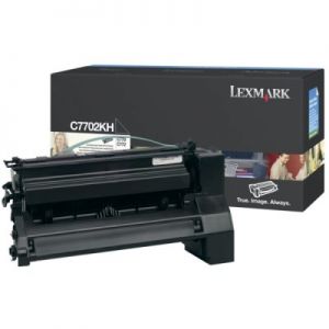 LEXMARK C7702KH TONER BLACK HY 10K ORIGINAL