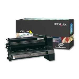 LEXMARK C7722YX TONER YEL EXTRA HY 15K ORIGINAL