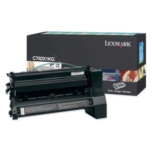 LEXMARK C782X1KG TONER C782 BLK EHYR 15K ORIGINAL