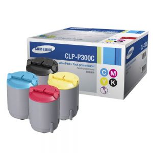 SAMSUNG CLP-P300C TONER KIT CLP-300 CMYB ORIGINAL