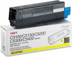 OKI TYPEC6 TONER YELLOW FOR C5100N 5000Pg ORIGINAL