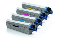 OKI 44643004-44643001 Toner HOT-SET (BK,C,M,Y) 4 Buc