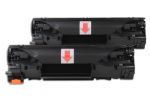 Compatibil cu HP CB436AD / 36A Black Toner Double Pack 2 Buc