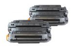 Compatibil cu HP CE255X Toner Black Double Pack 2 Buc