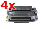 Compatibil cu HP CE255X Toner Black HOT-SET 4 Buc