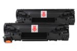 Compatibil cu HP CE285AD / 85A Toner Black Doppelpack (2 X 1600 pag)