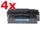 Compatibil cu  HP Q7553X Toner economy set (4 x 7000 pag)