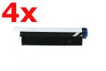 Compatibil cu OKI 43979202 Toner XL Black HOT-SET 4 Buc