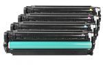 HP CE410A/11A/12A/13A Bk/C/M/Y-2200pagx1/2600pagx3--Premium-Rebuilt Toner/M451-4