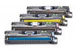 HP Q3960A/61A/62A/63A Bk/C/M/Y-5000pagx1/4000pagx3--Premium-Rebuilt Toner/2550-4