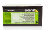 Original Lexmark 80C2HYE / 802HY Toner Yellow