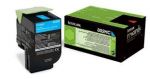 Original Lexmark 80C2HCE / 802HC Toner Cyan