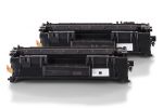 ECO-LINE HP CE505A / 05A Toner Black Doublepack