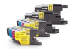 Compatibil cu Brother LC-1240 INK Set (4xBK,je 2xC,M,Y) 10 buc