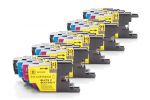 Compatibil cu Brother LC-1240 INK Set (Je 5xBK,C,M,Y) 20 buc