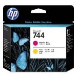 HP F9J87A 744 PRINTHEAD MAGENTA YELLOW Original