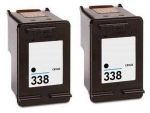 INK HP CB331EE/Nr.338+10%-Black-Doublepack-HC-2x525pag-Premium Rebuilt