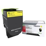 Lexmark 73B0040 TONER CS/CX 827 YELLOW Original