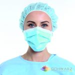 Mască Medicală unică folosință 3 pliuri 3 straturi BFE > 99%