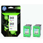 HP CB332EE INK TRICOLOR C8766EEX2 NO343 Original