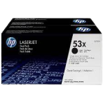 HP Q7553XD Toner LJM2727 Black 7K DUAL PK Original