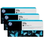 HP B6Y31A INK 771C 3/PK 775-ML MAT Black Original