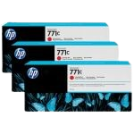 HP B6Y32A INK 771C 3/PK 775-ML CHROM RED Original