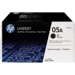 HP CE505D Toner 05A 2 PACK Black Original
