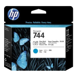 HP F9J86A 744 PRINTHEAD PHOTO BLK CYAN Original