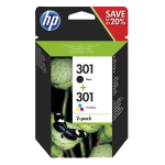 HP N9J72AE INK 301 COMBO 2-PACK Original