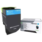 Lexmark 73B0020 Toner CS/CX 827 Cyan Original