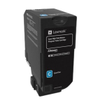 Lexmark 74C2HC0 Toner Cyan HYR 12K Original