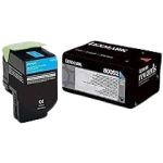 Lexmark 80C0S20 Toner 800S2 CYA 2K Original