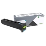 Lexmark 82K0H20 Toner CX820 Cyan HY 17K Original